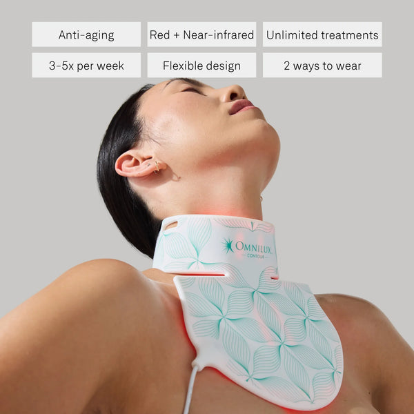 Omnilux Contour Neck & Declottee LED Mask