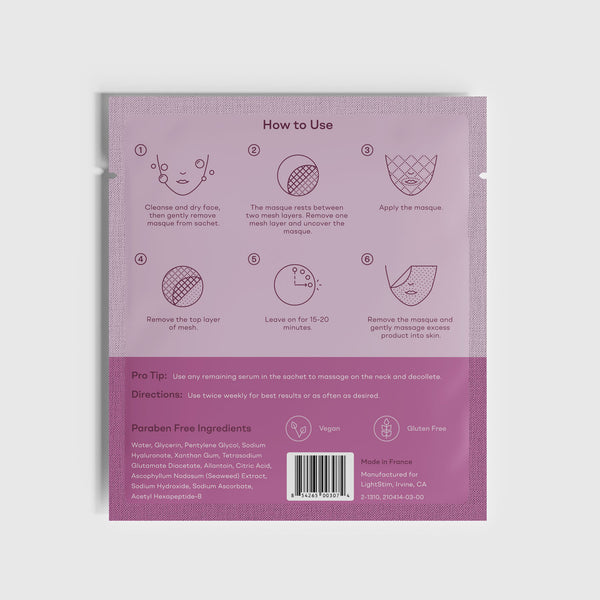 LightStim for Wrinkles + SheetMasque Bundle