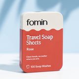 Travel Size Soap Sheets Tin | Eco-Friendly | Hand Soap: Lavender / 100 Sheets (1 Pack)