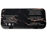 Blue Lagoon "Millennial Millionaire" Stainless Steel Italian Tweezers