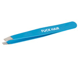 Silver Sparkle "Fuck Hair" Italian Tweezers *Limited Edition