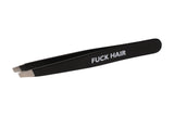 Silver Sparkle "Fuck Hair" Italian Tweezers *Limited Edition