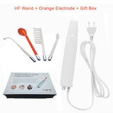 Portable High Frequency Electrotherapy Facial Machine Spot Acne Remover Face Skin Wrinkle Scalp Massager Electrode